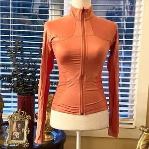 Lululemon Athletica Coral Zip-Up Sweatshirt
